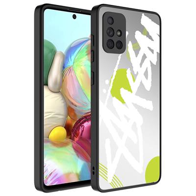 Galaxy A71 Uyumlu Kılıf Aynalı Desenli Kamera Korumalı Parlak Zore Mirror Kapak