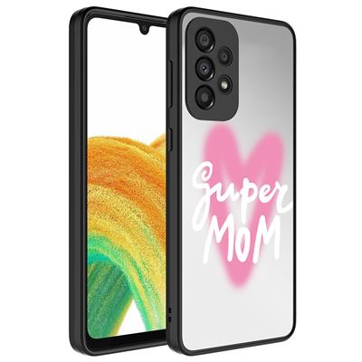Galaxy A73 Uyumlu Kılıf Aynalı Desenli Kamera Korumalı Parlak Zore Mirror Kapak