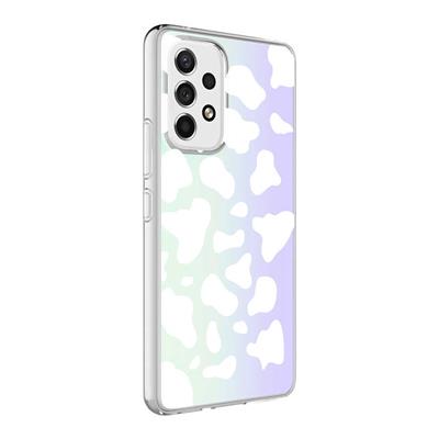 Galaxy A73 Uyumlu Kılıf Zore M-Blue Desenli Kapak
