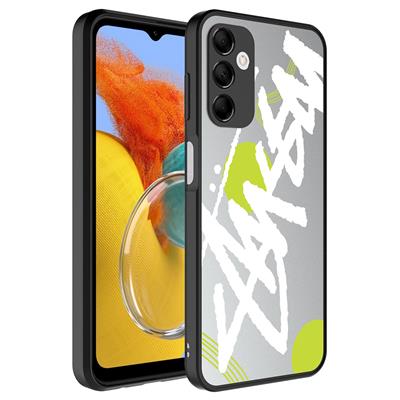 Galaxy M14 Uyumlu Kılıf Aynalı Desenli Kamera Korumalı Parlak Zore Mirror Kapak