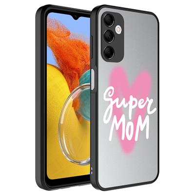 Galaxy M14 Uyumlu Kılıf Aynalı Desenli Kamera Korumalı Parlak Zore Mirror Kapak