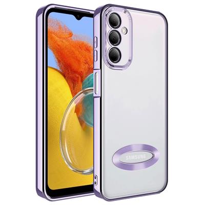 Galaxy M14 Uyumlu Kılıf Kamera Korumalı Logo Gösteren Zore Omega Kapak