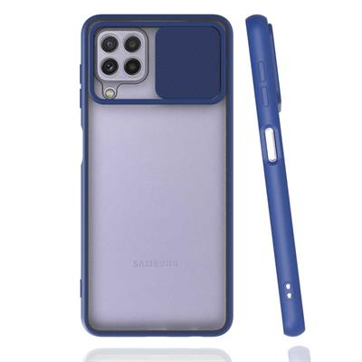 Galaxy M22 Uyumlu Kılıf Zore Lensi Kapak