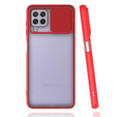 Galaxy M22 Uyumlu Kılıf Zore Lensi Kapak