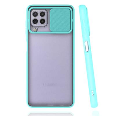 Galaxy M22 Uyumlu Kılıf Zore Lensi Kapak