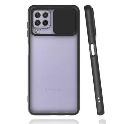 Galaxy M22 Uyumlu Kılıf Zore Lensi Kapak