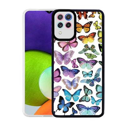 Galaxy M22 Uyumlu Kılıf Zore M-Fit Desenli Kapak