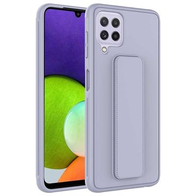 Galaxy M22 Uyumlu Kılıf Zore Qstand Kapak