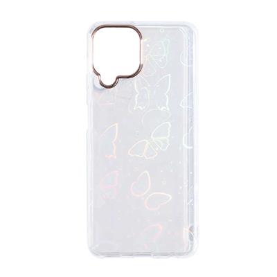 Galaxy M22 Uyumlu Kılıf Zore Sidney Desenli Sert Kapak