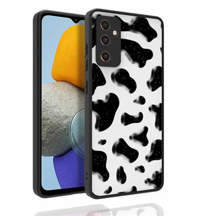 Galaxy M23 Uyumlu Kılıf Desenli Kamera Korumalı Parlak Zore Nora Kapak