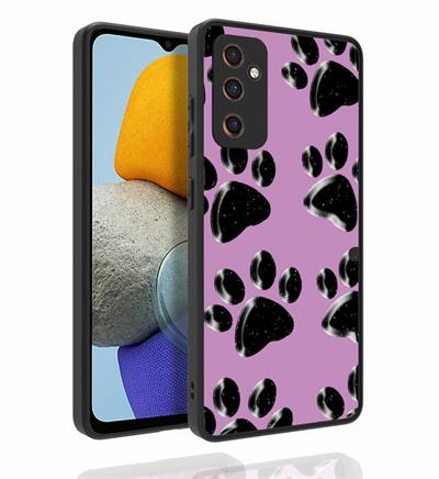 Galaxy M23 Uyumlu Kılıf Desenli Kamera Korumalı Parlak Zore Nora Kapak