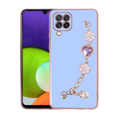 Galaxy M32 Uyumlu Kılıf El Tutamaçlı Kamera Korumalı Zore Taka Silikon Kapak