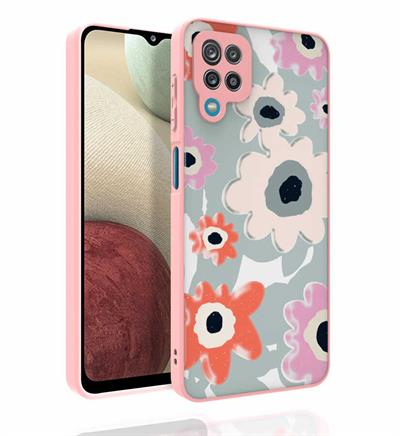 Galaxy M33 Uyumlu Kılıf Desenli Kamera Korumalı Parlak Zore Nora Kapak
