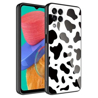 Galaxy M33 Uyumlu Kılıf Kamera Korumalı Desenli Sert Silikon Zore Epoksi Kapak