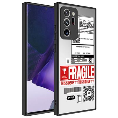Galaxy Note 20 Ultra Uyumlu Kılıf Aynalı Desenli Kamera Korumalı Parlak Zore Mirror Kapak