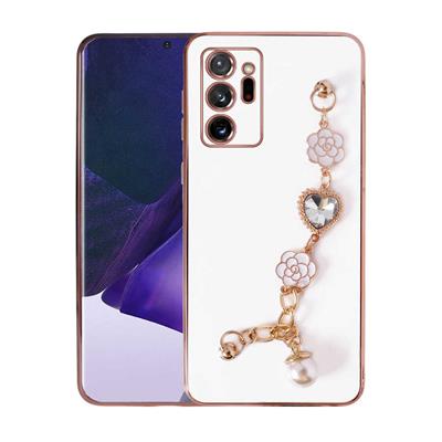 Galaxy Note 20 Ultra Uyumlu Kılıf El Tutamaçlı Kamera Korumalı Zore Taka Silikon Kapak