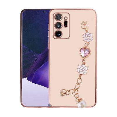 Galaxy Note 20 Ultra Uyumlu Kılıf El Tutamaçlı Kamera Korumalı Zore Taka Silikon Kapak