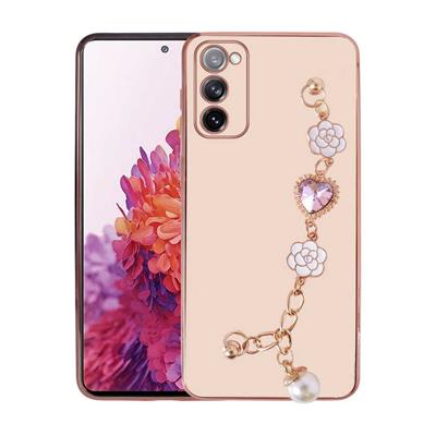 Galaxy S20 FE Uyumlu Kılıf El Tutamaçlı Kamera Korumalı Zore Taka Silikon Kapak