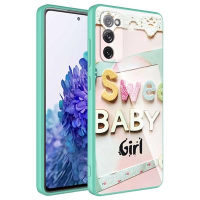 Galaxy S20 FE Uyumlu Kılıf Kamera Korumalı Desenli Sert Silikon Zore Epoksi Kapak