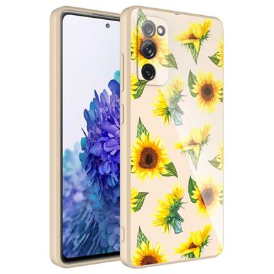 Galaxy S20 FE Uyumlu Kılıf Kamera Korumalı Desenli Sert Silikon Zore Epoksi Kapak