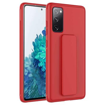 Galaxy S20 FE Uyumlu Kılıf Zore Qstand Kapak