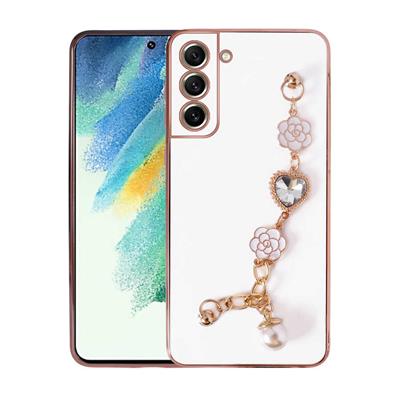 Galaxy S21 FE Uyumlu Kılıf El Tutamaçlı Kamera Korumalı Zore Taka Silikon Kapak