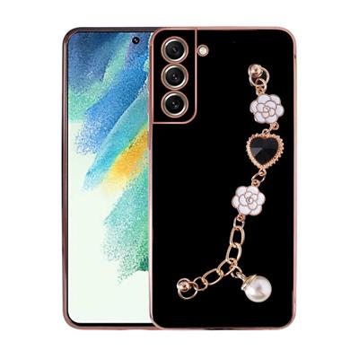 Galaxy S21 FE Uyumlu Kılıf El Tutamaçlı Kamera Korumalı Zore Taka Silikon Kapak