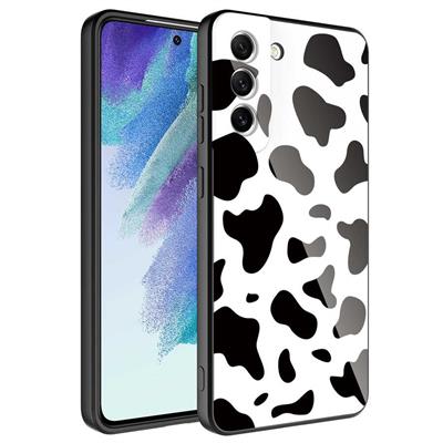 Galaxy S21 FE Uyumlu Kılıf Kamera Korumalı Desenli Sert Silikon Zore Epoksi Kapak