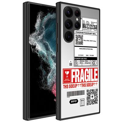 Galaxy S22 Ultra Uyumlu Kılıf Aynalı Desenli Kamera Korumalı Parlak Zore Mirror Kapak