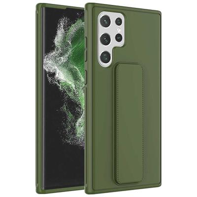 Galaxy S22 Ultra Uyumlu Kılıf Zore Qstand Kapak