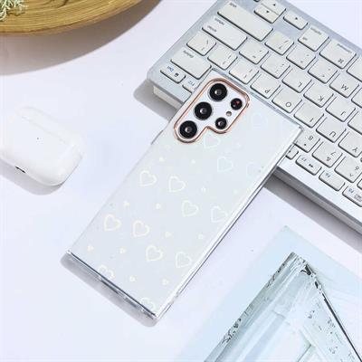 Galaxy S22 Ultra Uyumlu Kılıf Zore Sidney Desenli Sert Kapak