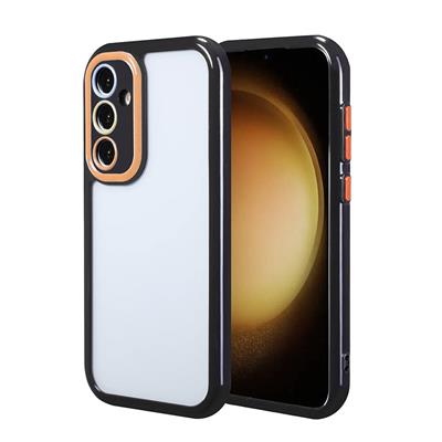 Galaxy S23 FE Uyumlu Kılıf Kamera Korumalı Renkli Kenar ve Çerçeve Tasarımlı Zore Vitamin Kapak