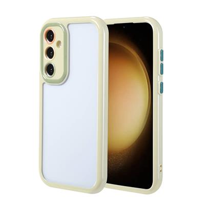 Galaxy S23 FE Uyumlu Kılıf Kamera Korumalı Renkli Kenar ve Çerçeve Tasarımlı Zore Vitamin Kapak