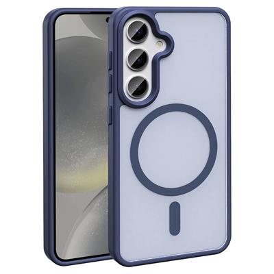 Galaxy S23 FE Uyumlu Kılıf M-safe Şarj Özellikli Mat Arka Yüzey Zore Sio Kapak