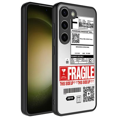 Galaxy S23 Plus Uyumlu Kılıf Aynalı Desenli Kamera Korumalı Parlak Zore Mirror Kapak