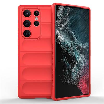 Galaxy S23 Ultra Uyumlu Kılıf Esnek TPU Oyuklu Arka Yüzey Tasarımlı Zore Etnik Silikon Kapak