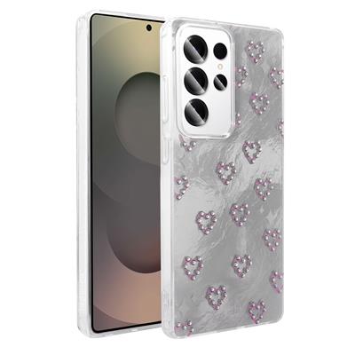 Galaxy S23 Ultra Uyumlu Kılıf Kamera Korumalı Figürlü Zore Ponti Silikon Kapak