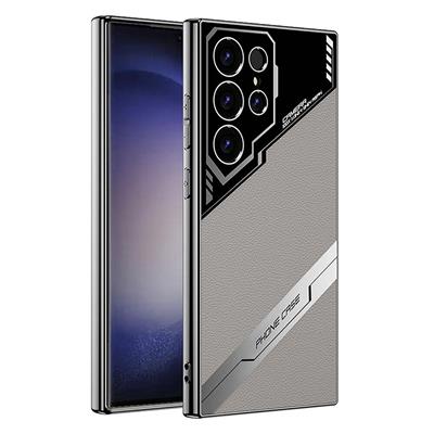 Galaxy S23 Ultra Uyumlu Kılıf Kamera Korumalı Suni Deri Tasarım Zore Yeni Seri Procase Kapak