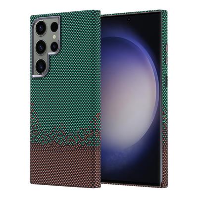 Galaxy S23 Ultra Uyumlu Kılıf M-safe Şarj Özellikli Karbon Fiber Görünümlü Zore Nekst Kapak