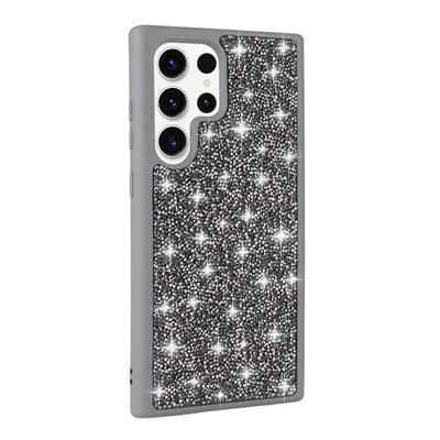 Galaxy S23 Ultra Uyumlu Kılıf Parlak Taşlı Tasarım Zore Pırlanta Kapak