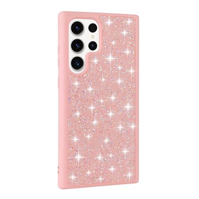 Galaxy S23 Ultra Uyumlu Kılıf Parlak Taşlı Tasarım Zore Pırlanta Kapak