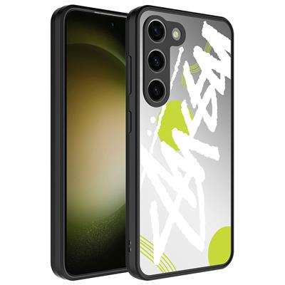 Galaxy S23 Uyumlu Kılıf Aynalı Desenli Kamera Korumalı Parlak Zore Mirror Kapak