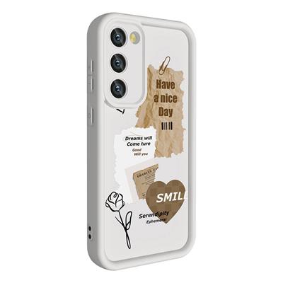 Galaxy S23 Uyumlu Kılıf Kamera Korumalı Baskılı Arka Yüzey Zore Klas Kapak