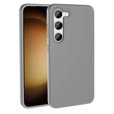 Galaxy S23 Uyumlu Kılıf M-safe Şarj Özellikli Sıvı Teknolojili Silinebilir Sert Zore Kivi Kapak