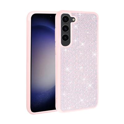 Galaxy S23 Uyumlu Kılıf Parlak Taşlı Tasarım Zore Ston Kapak