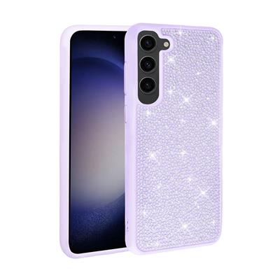 Galaxy S23 Uyumlu Kılıf Parlak Taşlı Tasarım Zore Ston Kapak