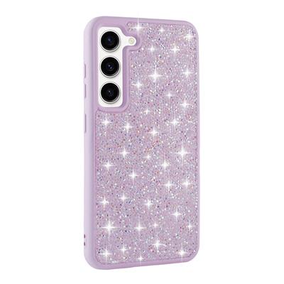 Galaxy S23 Uyumlu Kılıf Parlak Taşlı Tasarım Zore Pırlanta Kapak