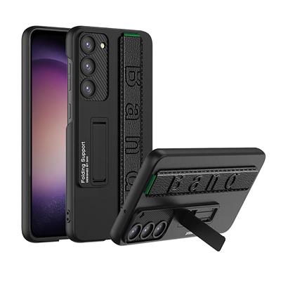 Galaxy S23 Uyumlu Kılıf Standlı El Tutacaklı Zore Band Kapak