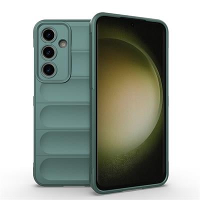 Galaxy S24 FE Uyumlu Kılıf Esnek TPU Oyuklu Arka Yüzey Tasarımlı Zore Etnik Silikon Kapak