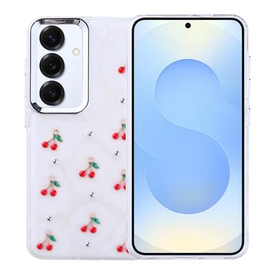 Galaxy S24 Plus Uyumlu Kılıf Airbag Tasarımlı Simli Şeffaf Zore Kutup Kapak